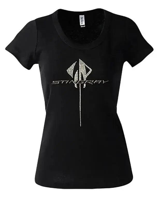 Corvette Stingray Rhinestone Ladies Tee - Team Lingenfelter