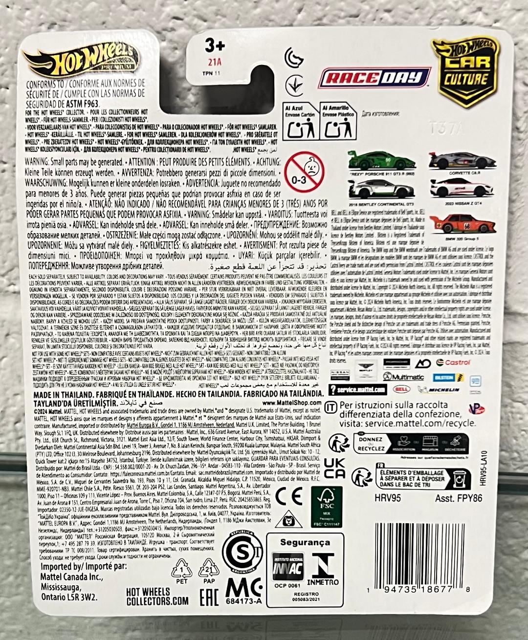 Hotwheels Corvette C8.R Diecast 1:64
