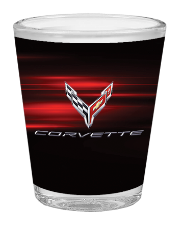 Corvette shot glass