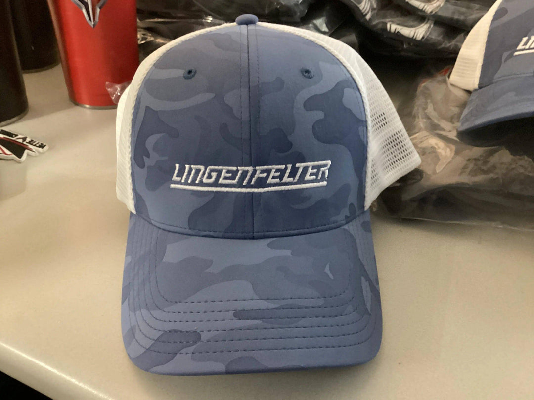 Lingenfelter Camo Blue Hat - Team Lingenfelter