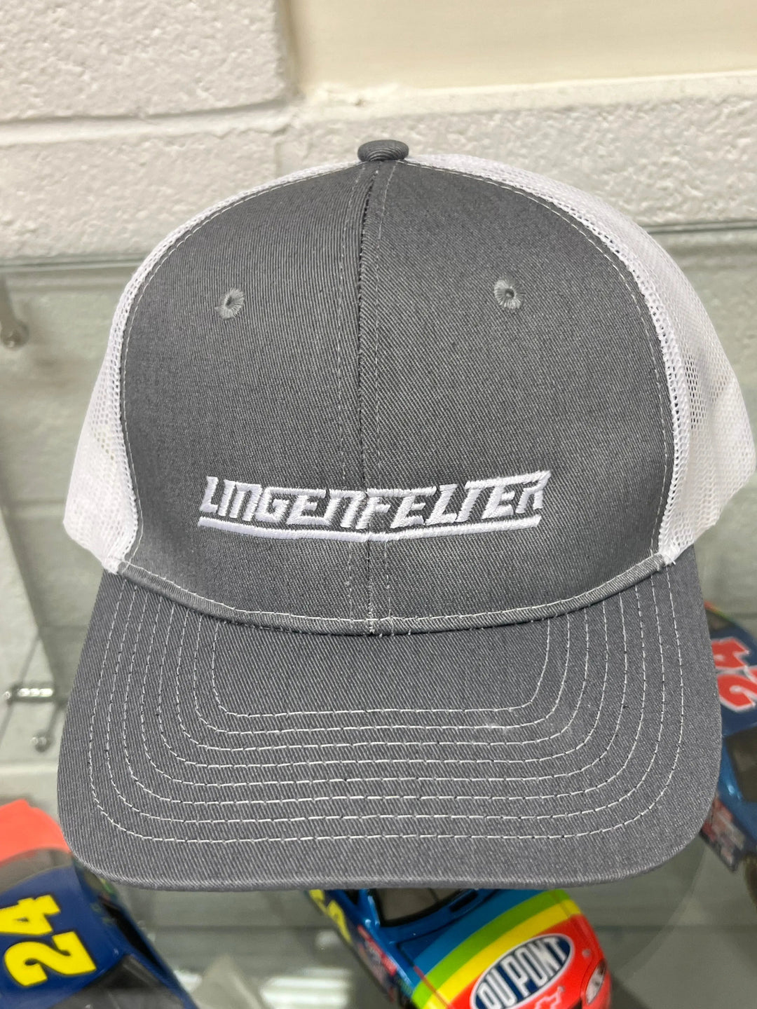 Lingenfelter Gray Mesh SnapBack Hat - Team Lingenfelter