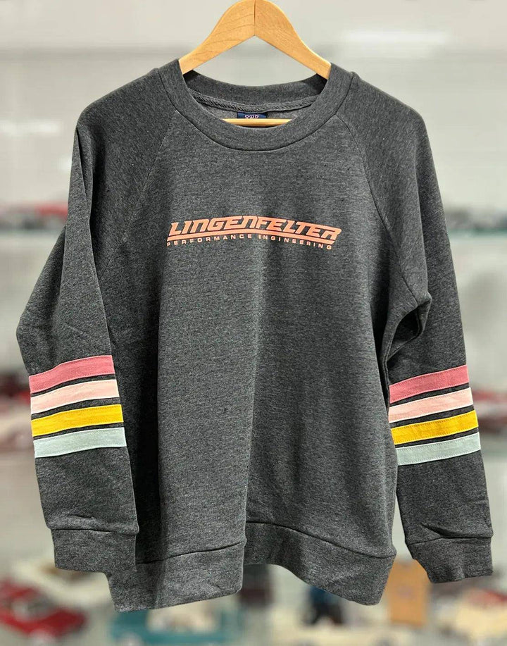 Lingenfelter Ladies Charcoal Sweatshirt - Team Lingenfelter