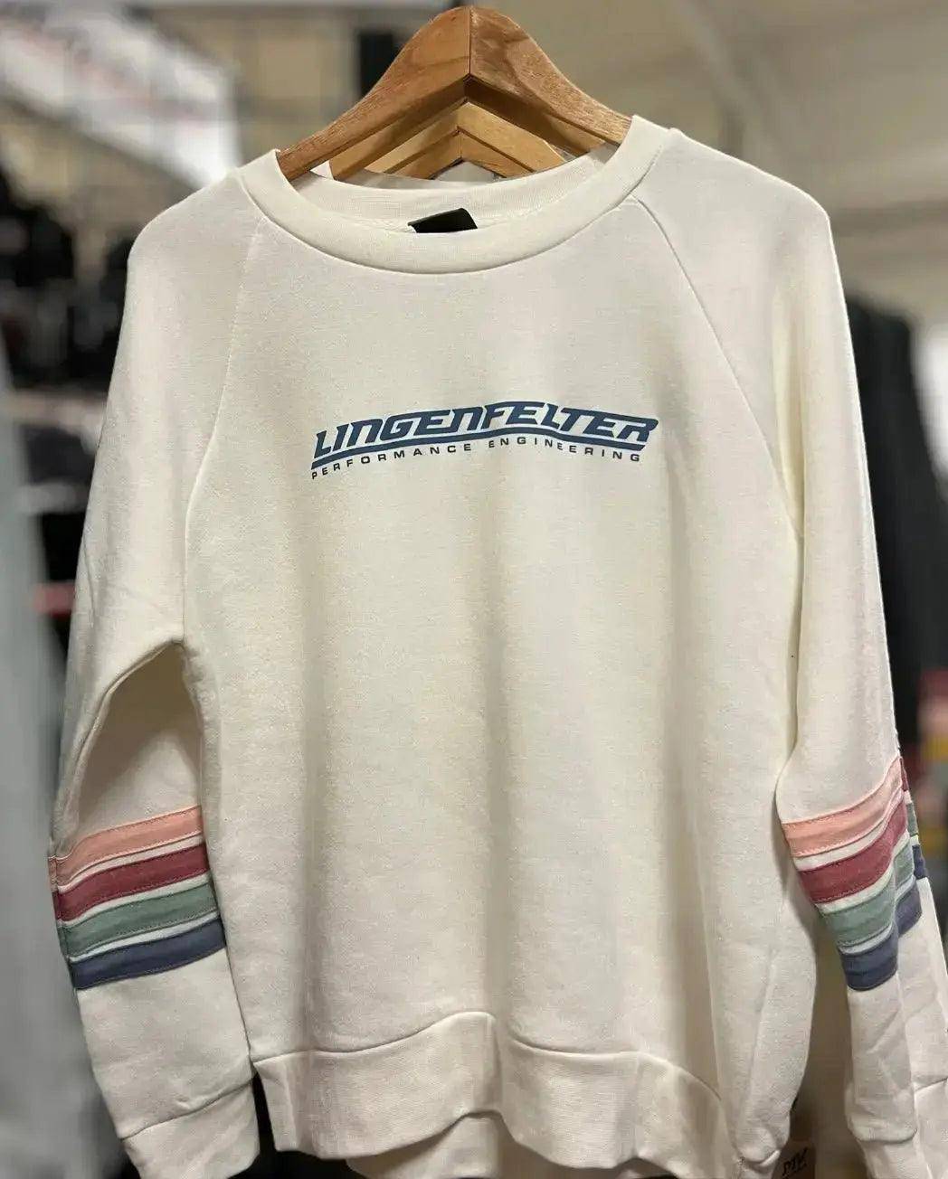 Lingenfelter Ladies Sweatshirt Ivory - Team Lingenfelter