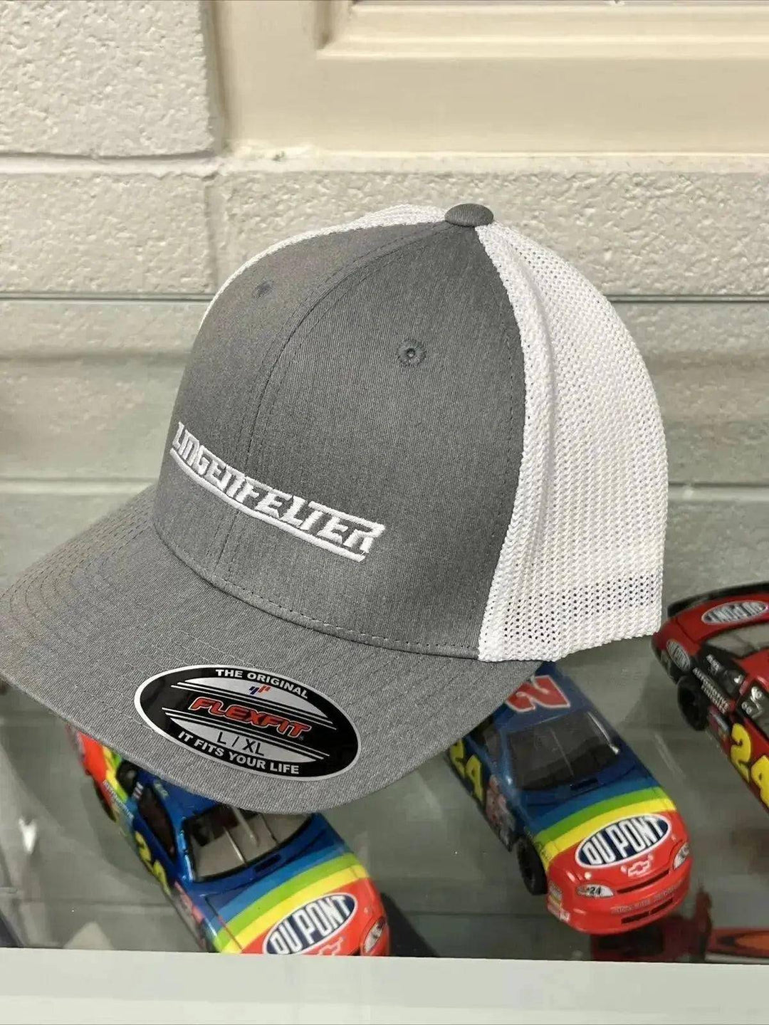 Lingenfelter Performance Engineering Gray Flexfit Mesh - Team Lingenfelter