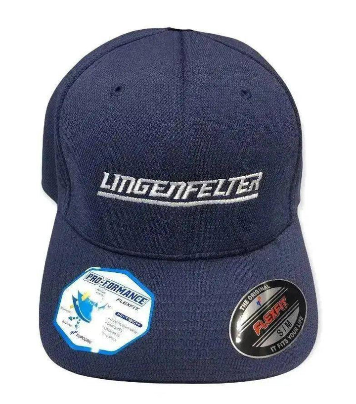 Lingenfelter Performance Engineering Navy Flexfit Hat - Team Lingenfelter