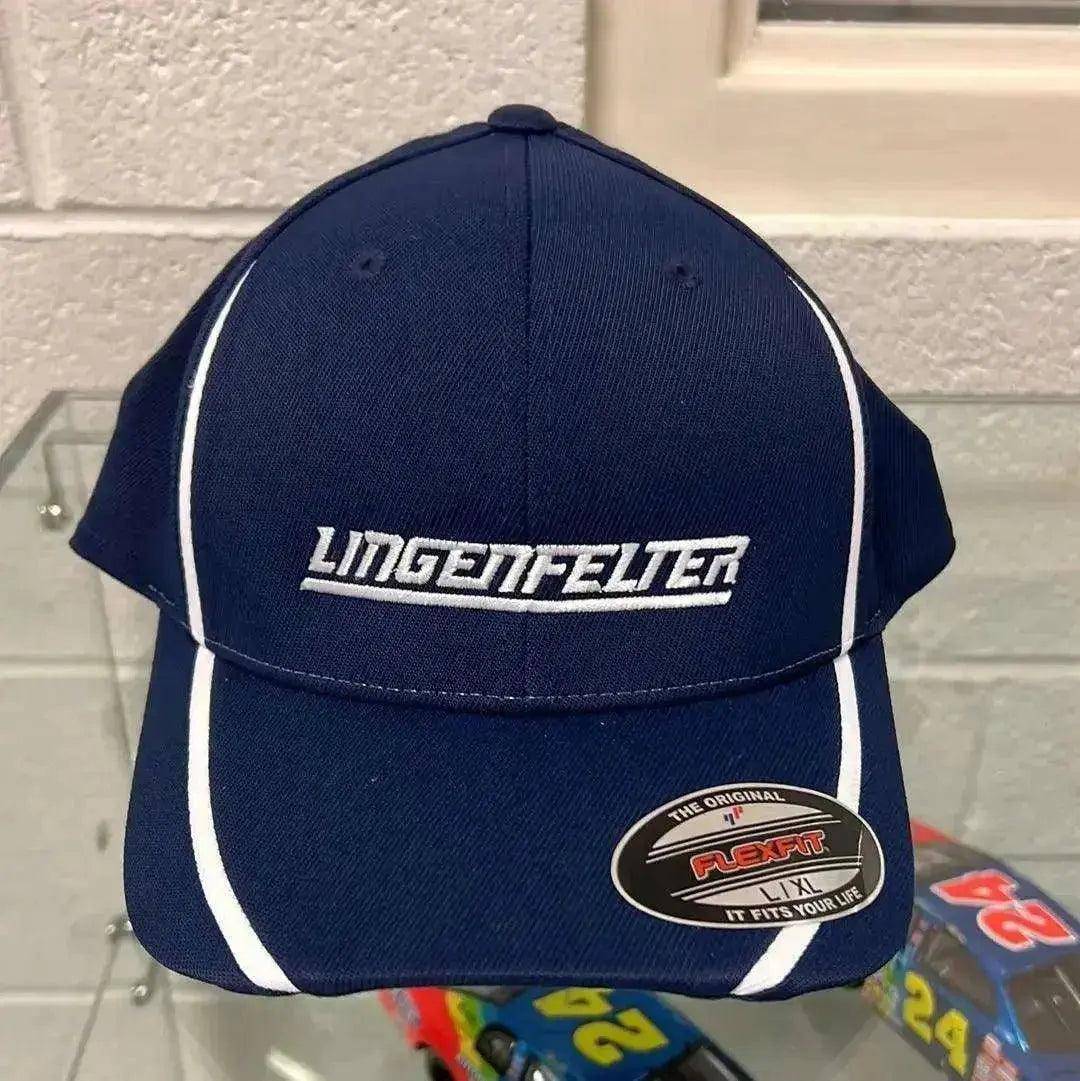 Lingenfelter Performance Engineering Navy Flexfit Hat - Team Lingenfelter