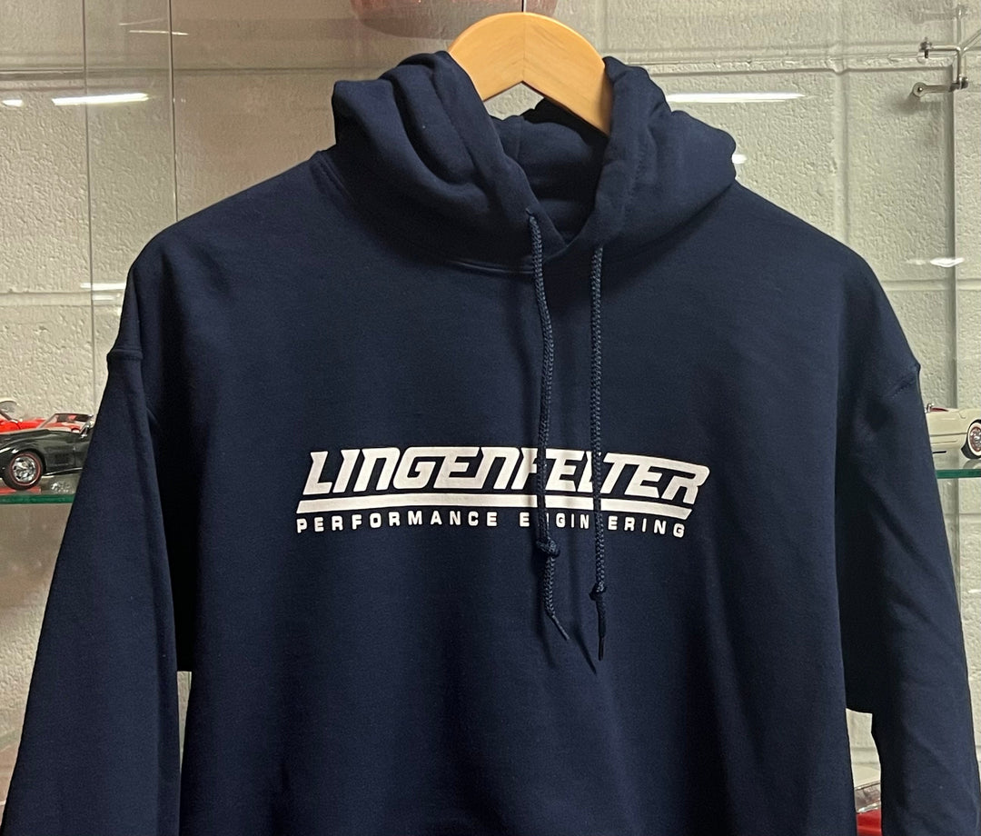 Lingenfelter Performance Navy Hoodie - Clothing Shoes &