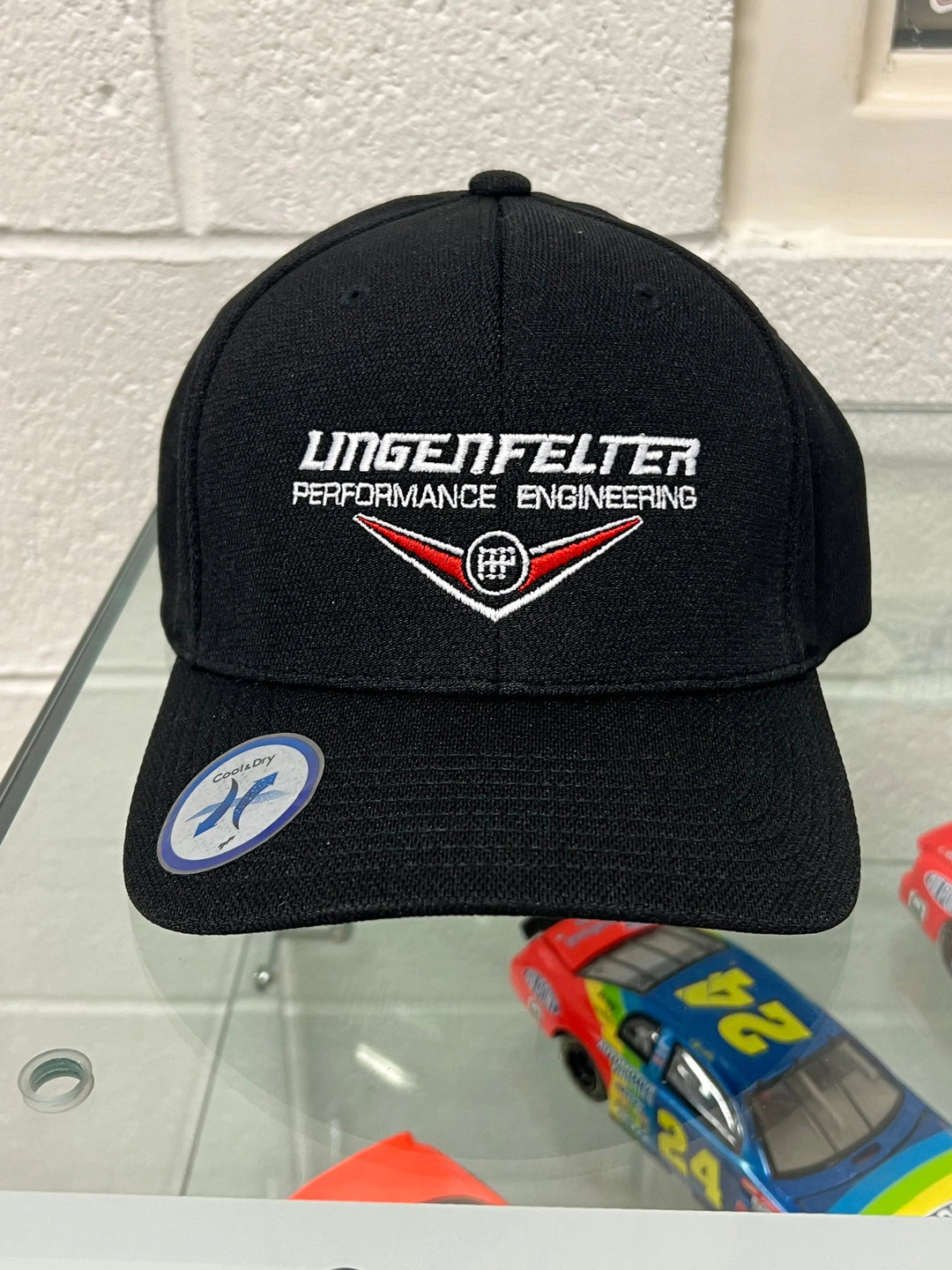 Lingenfelter Shifter Flexfit Hat - Black - Team Lingenfelter