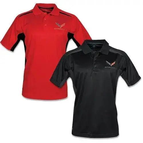 MEN’S C7 CORVETTE TECH POLO SHIRT - Team Lingenfelter