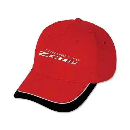 Z06 C8 CORVETTE Hat LIQUID METAL - RED - Team Lingenfelter