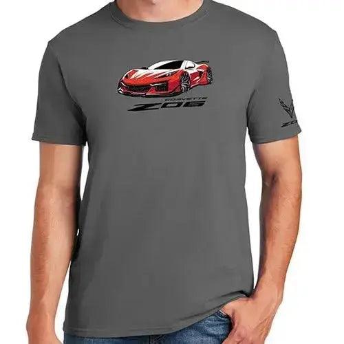 Z06 CORVETTE GM CONCEPT SKETCH Tee - Team Lingenfelter