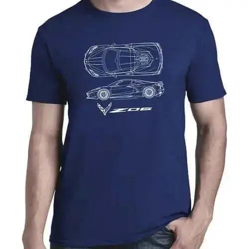 Z06 Corvette Navy T-Shirt - Team Lingenfelter