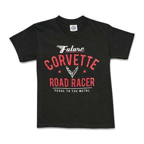 Youth Corvette Racer Pedal to the Metal Black Cotton Tee - Shop Lingenfelter - Lingenfelter Race Gear